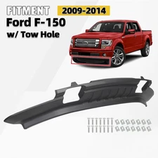 Textured Front Lower Bumper Valance For 2009-2014 Ford F-150 W/ Tow Hole