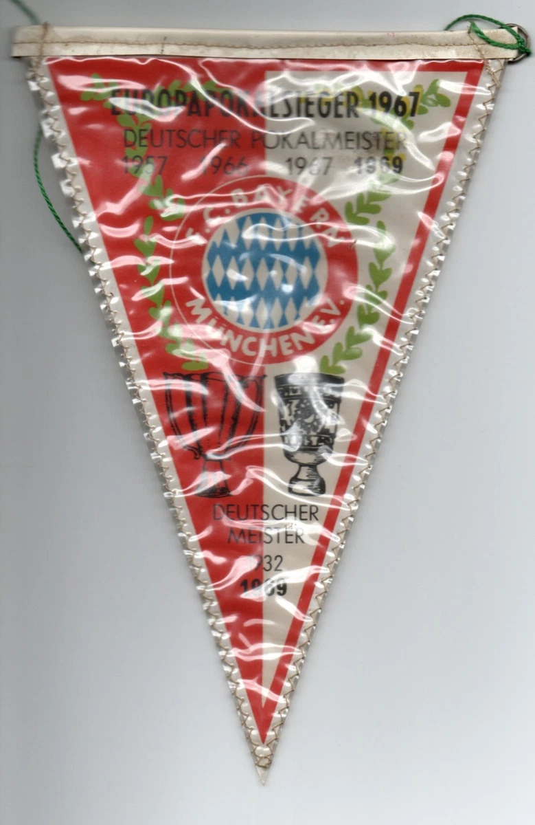 WIMPEL FC BAYERN MÜNCHEN Bundesliga Design Fussball Fan football