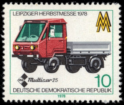 GERMANY DDR 1941 - Leipzig Fall Fair ''IFA Multicar 25 Truck'' (pf89978)