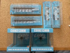 HIDEUP Coike 13mm Micro Straight Soft Lure Set x6 Tamaranbai Dark Shrimp NEW