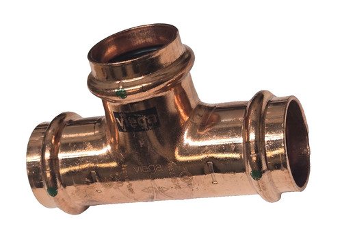 Viega Propress 77412, 1" Press Copper Tee, 1 x 1 x 1 inch