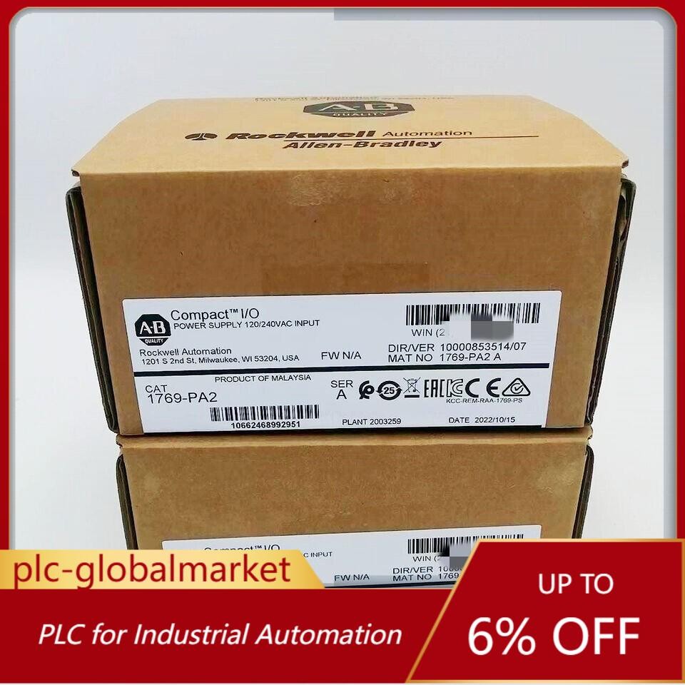 New Factory Sealed AB 1769-PA2 /A CompactLogix AC Power Supply 1769PA2 Free ship