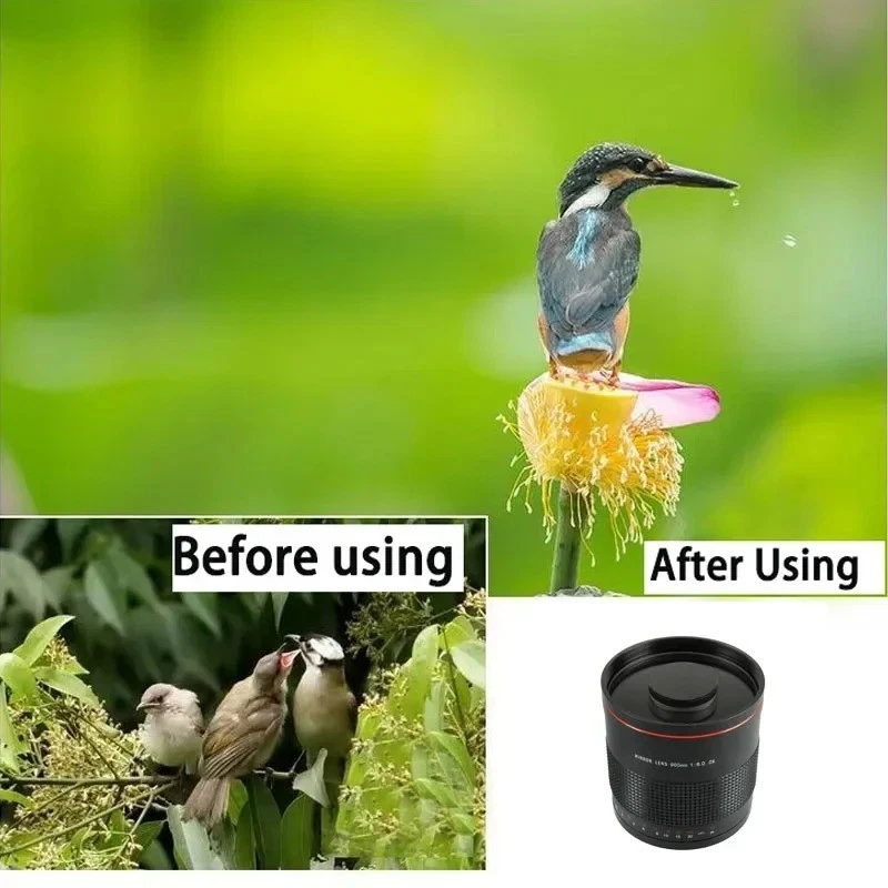 900mm F8 Manual Telephoto Reflex Lens for Canon Nikon Sony Mirrorless DSLR - Image 4 of 4