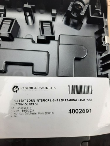 2022 SEAT BORN INNENLEUCHTE LED LESELAMPE / SOS TASTENSTEUERUNG 10A959561K - Bild 6 von 6