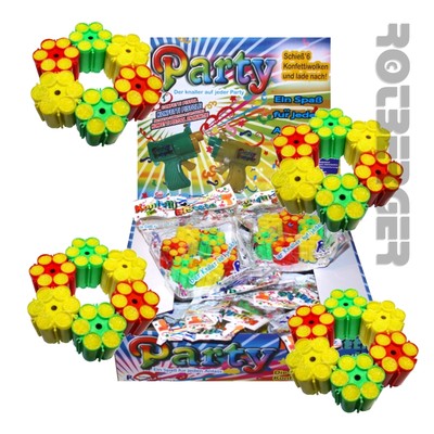 Konfettipistole Konfetti Shooter mit Munition Pistole Party Popper Hochzeit
