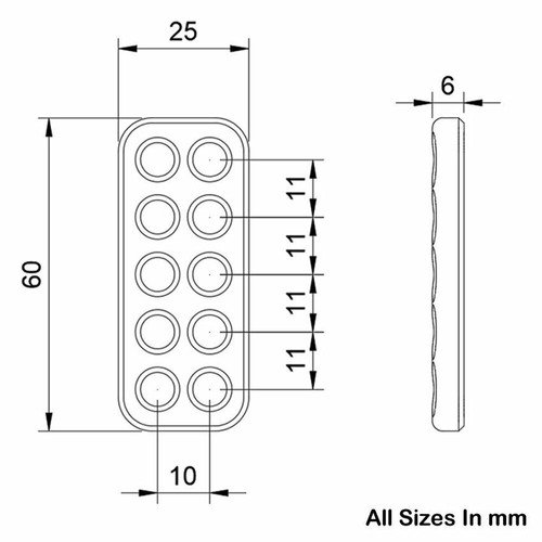"Heaven & Hell" 6mm Conductive Rubber Loop And Support Plate - Picture 9 of 13
