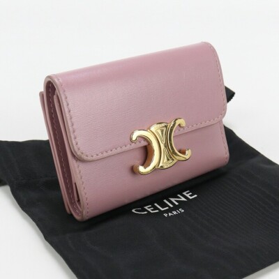 CELINE Tri-fold wallet Triomphe Compact wallet
