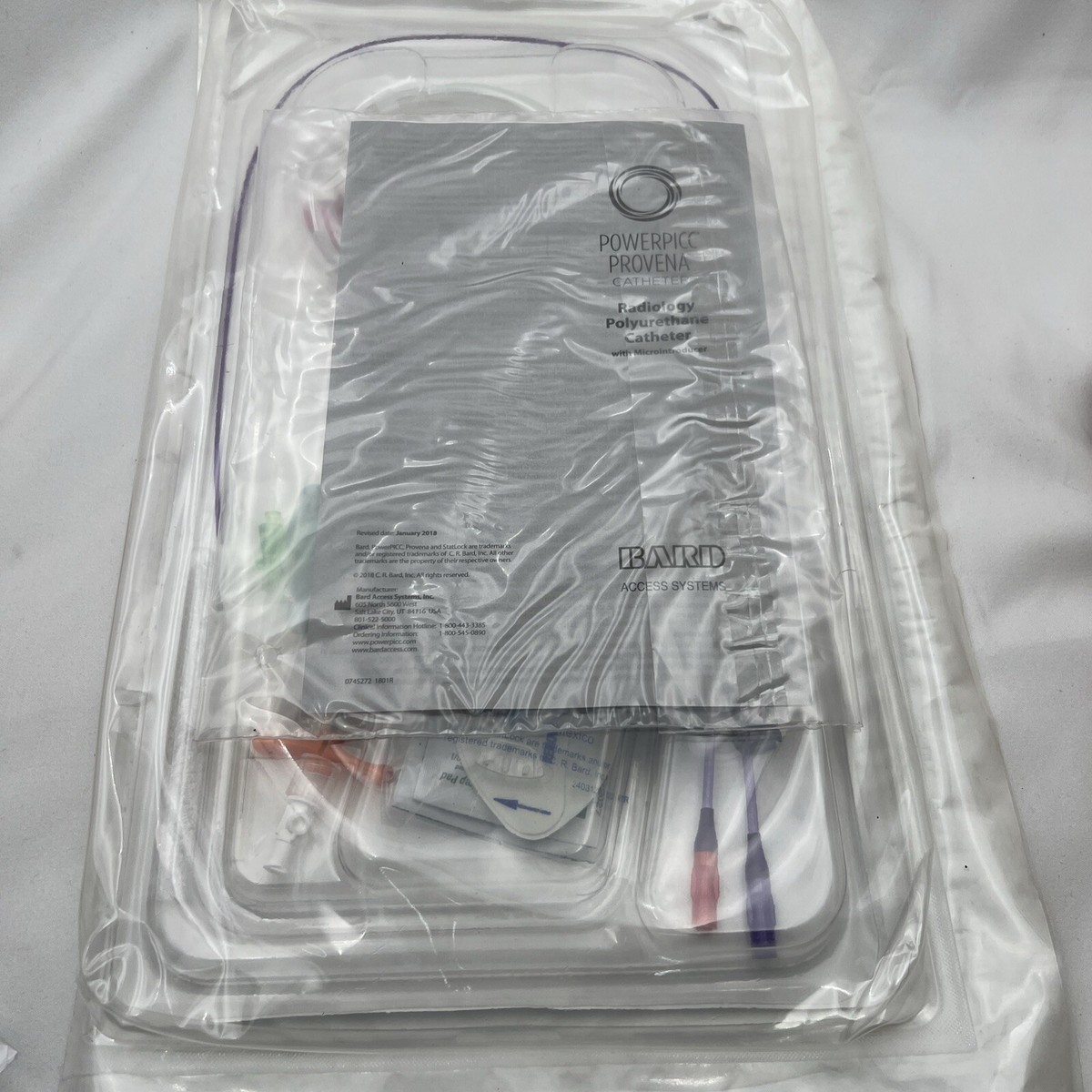Bard PowerPICC Provena 4 French, Dual Lumen, 70 cm S3274355 *LOT