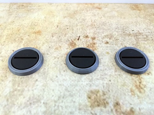 3x 32mm to 40mm base adapter (round) - Warhammer 40K compatible - 3D printed - Picture 2 of 2