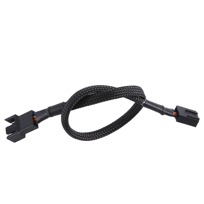 PWM Fan Extension Cable 11.8 Inch PC Fan Extension Cable Compatible
