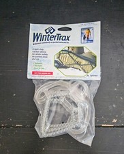 WinterTrax Light Duty Spikeless Traction Devices, One Size Fits Most, NEW, Clear