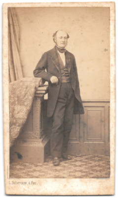 CDV Foto Louis Alexandre SERS Unterpräfekt in Bellac & Cognac & Bayonne 1865 Pau