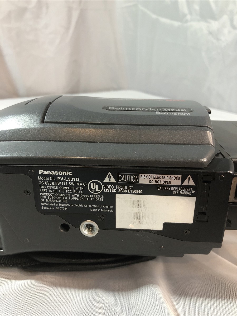 panasonic palmcorder vhsc 150x digital 20x zoom | eBay
