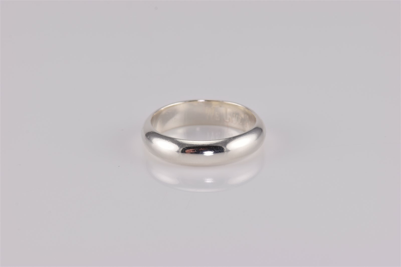 Sterling Silver 5mm Polished Solid Rounded Band R… - image 1