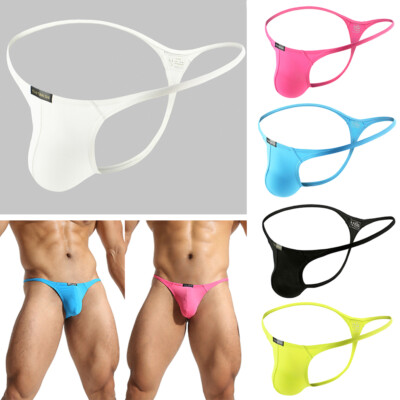 Herren Tanga Slip Tanga Bikini Unterwäsche Beutel Höschen Badeanzug Sexy Us C8