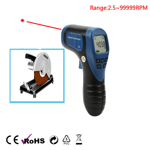 Digital Tachometer Non-Contact Laser Photo Gun RPM Tach Tester Meter Speed Gauge - Picture 10 of 10