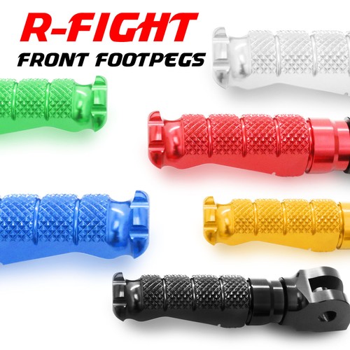 Clavijas delanteras CNC R-FIGHT plateadas para Honda CB650R 19 20 21 22 - Imagen 6 de 6