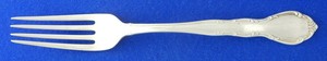 Gorham Andante Sterling Silver Dinner Fork 7 1/8" 44.7 GRAMS No Monograms 1963