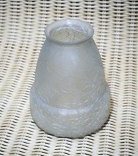 Antico paralume in vetro per abatjour