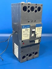 GE SFHA36AT0250 225A TRIP 600V 3P HI-BREAKER CURCUIT BREAKER W/SHUNT &AUX SWITCH