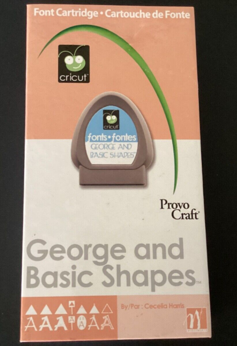 Cricut Font Cartridge and Basic Shapes eBay
