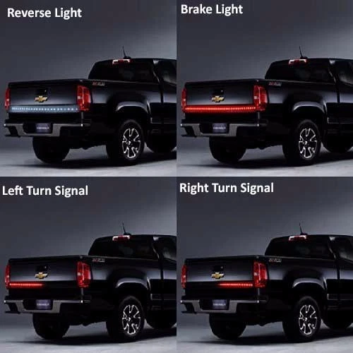 Barra de luz LED TailGate de 49" señal de giro + freno + reversa + camioneta SUV Foto 2 de 4
