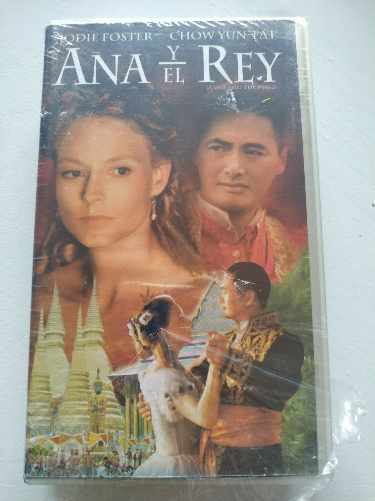 Ana Y El Rey Jodie Foster Chow Yun-Fat - VHS Cinta Tape Español - Nueva 3T