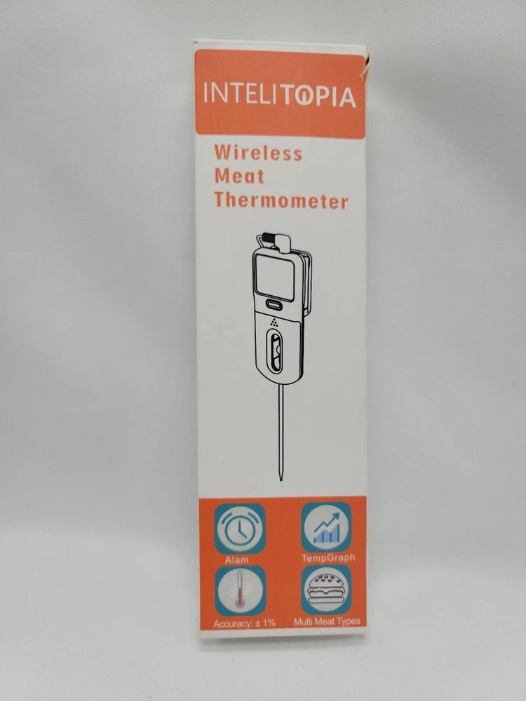 Intelitopia Meat Thermometer, +-1% accuracy, Detachable