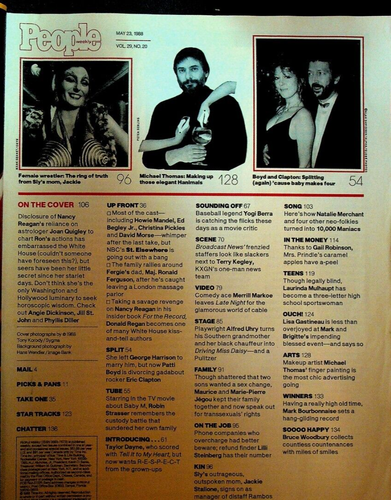 People Magazine May 23 1988 Joan Quigley Ronald Reagan Eric Clapton - Picture 2 of 2