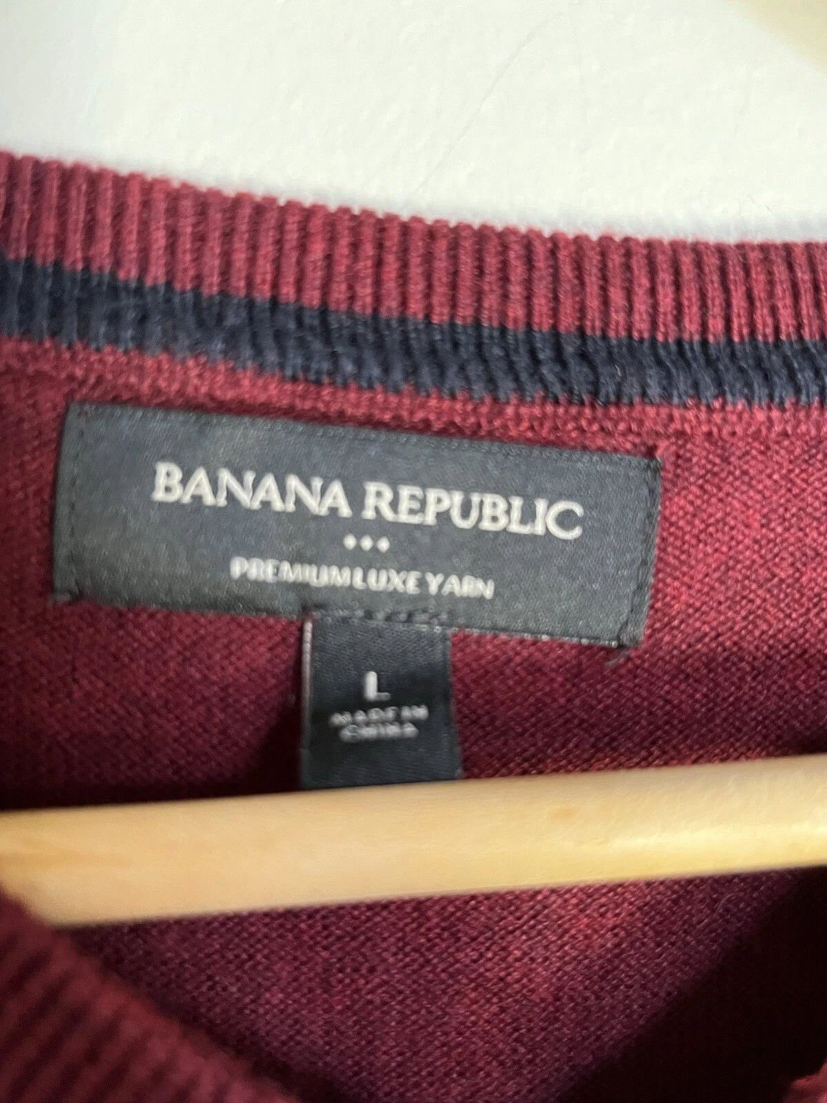 VETEMENTS Maglione pullover Banana Republic uomo grande seta misto cashmere maglione lusso
