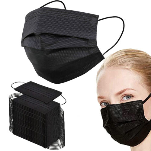 50/100/500 3 Layer Ear loop Disposable Face Mask Mouth Cover & Nose Protection  - Photo 1/43