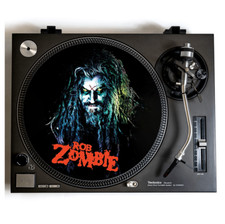 ROB ZOMBIE Turntable Slipmat for Vinyl Records 12" DJ Slip Mat metal rock vinyls