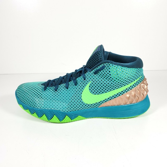 green and gold basketball shoes