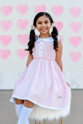 girls valentine dress  Noralee Girls Camille and Leah Designs