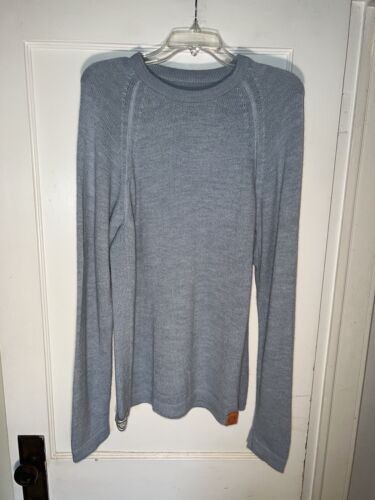 PAKA Unisex The Original Crewneck Pullover Sweater Royal Alpaca Blue Size M