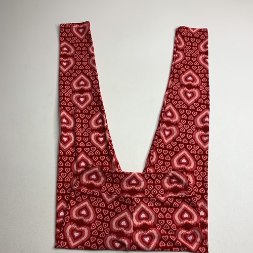 Lularoe Hearts Tween Size Leggings Red White - Picture 3 of 10