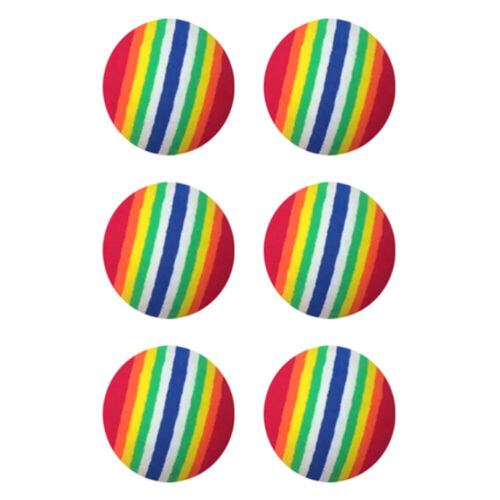 10PCS Practice Balls EVA Elastic Kids Balls for Indoor Outdoor Training (Random