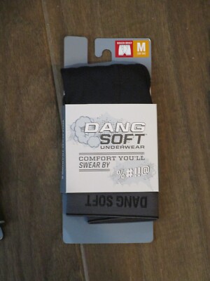 DULUTH TRADING DANG SOFT BOXER BRIEFS IN BLACK SIZE MEDIUM NEW