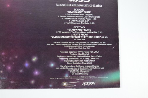 Original Master Recording Star Wars & Close Encounters Vinyl LP Record Album - Picture 6 of 12
