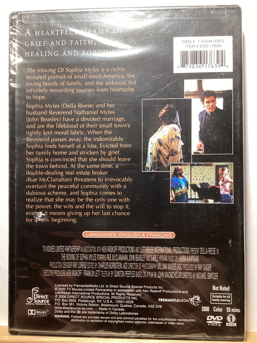 The Moving of Sophia Myles (DVD, 2006) Della Reese - Rue