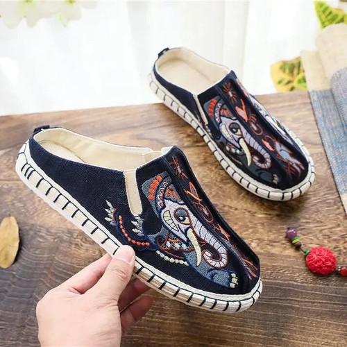 Summer Vintage Kungfu Shoes ethnic style shoes Chinese Traditional Shoes Wushu - Picture 7 of 23