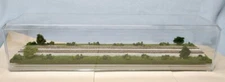 Z SCALE  16"  DOUBLE-TRACK DISPLAY CASE "SUMMER SCENE "  -FOR ANY Z TRAINS