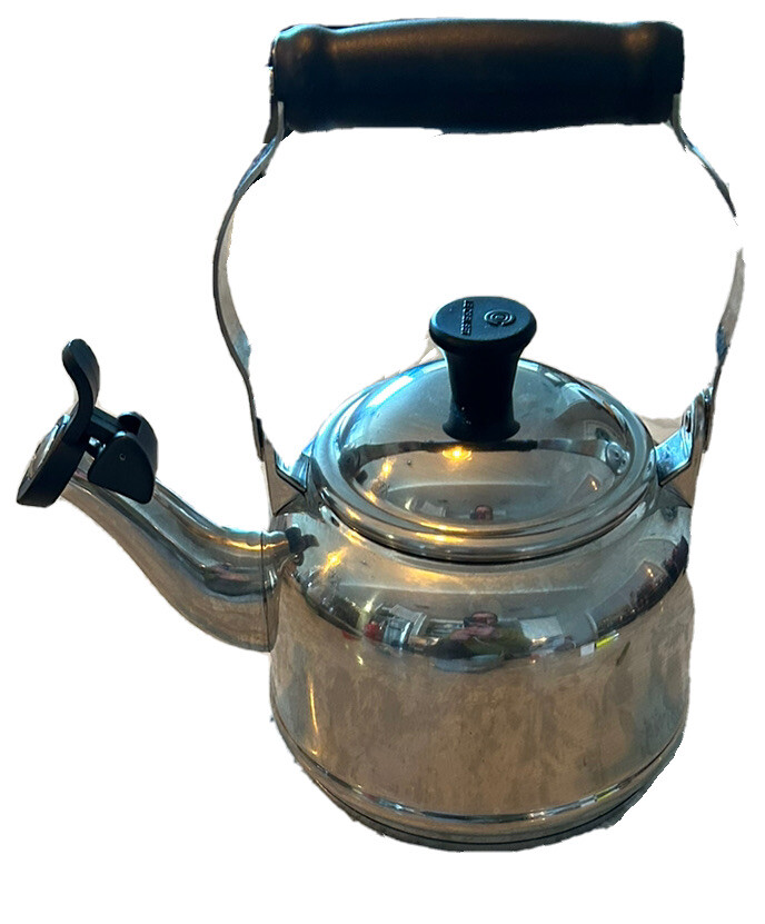 Le Creuset Tea Kettle Stainless Steel 1.2 QT 1/1 L Whistling Pot eBay