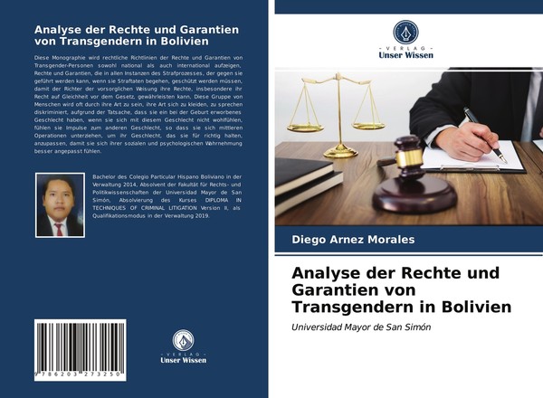 Analyse Der Rechte Und Garantien Von Transgendern In Bolivien | Buch | 978620327-image