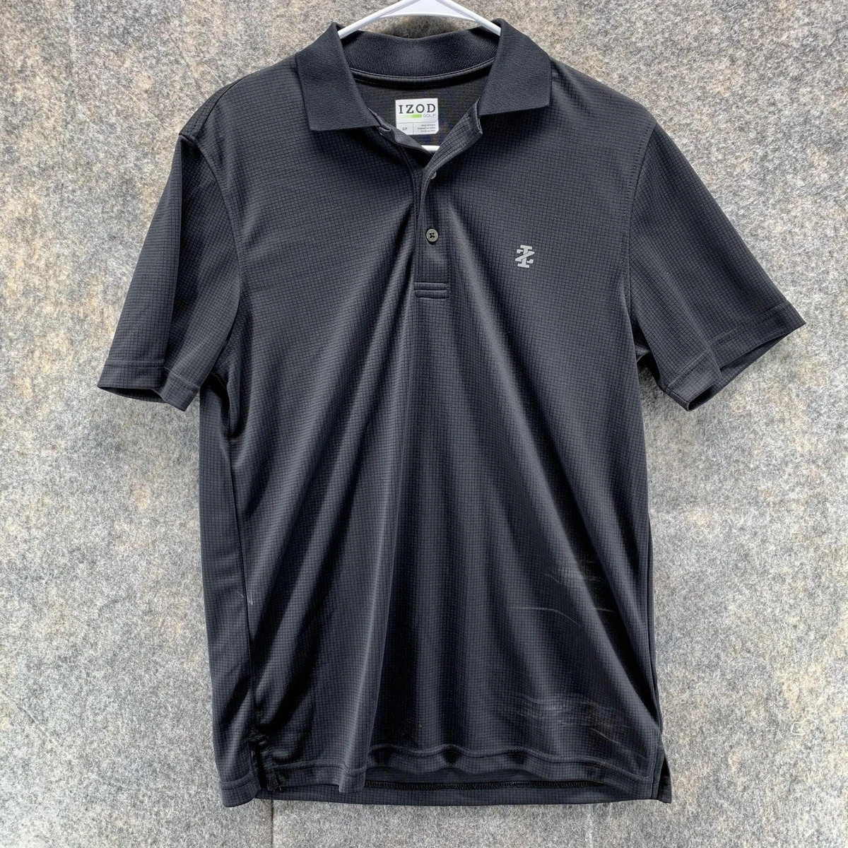black izod polo
