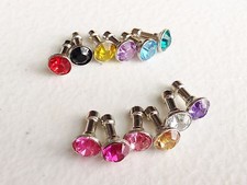 BLING GEM CHARM 3.5mm earphone jack dust plug port cap FOR apple iphone 6 5C 4S