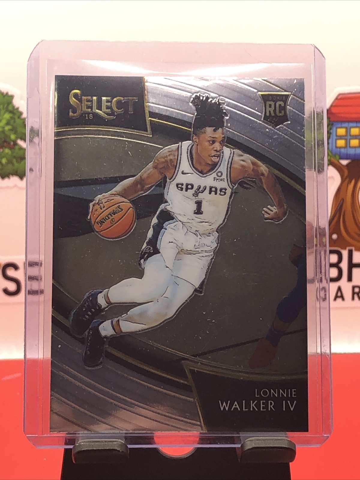 2018-19 Panini Select Courtside Lonnie Walker IV #271 Rookie RC Spurs Lakers