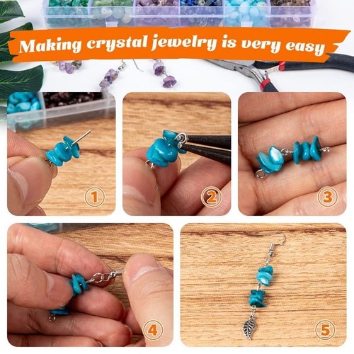 Jewelry Making Supplies Kit Findings Sterling Beading Repair Tools Set DIY Craft - Picture 28 of 122