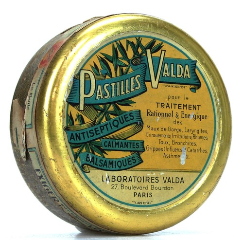 Ancienne Boîte de pastilles Valda (Réf#D-575) - 第 1/5 張圖片