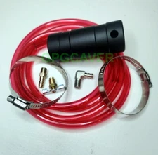 Go Kart Cart Racing Motor Oil Overflow Engine Catch Tank Can Kit RED Fuel Line